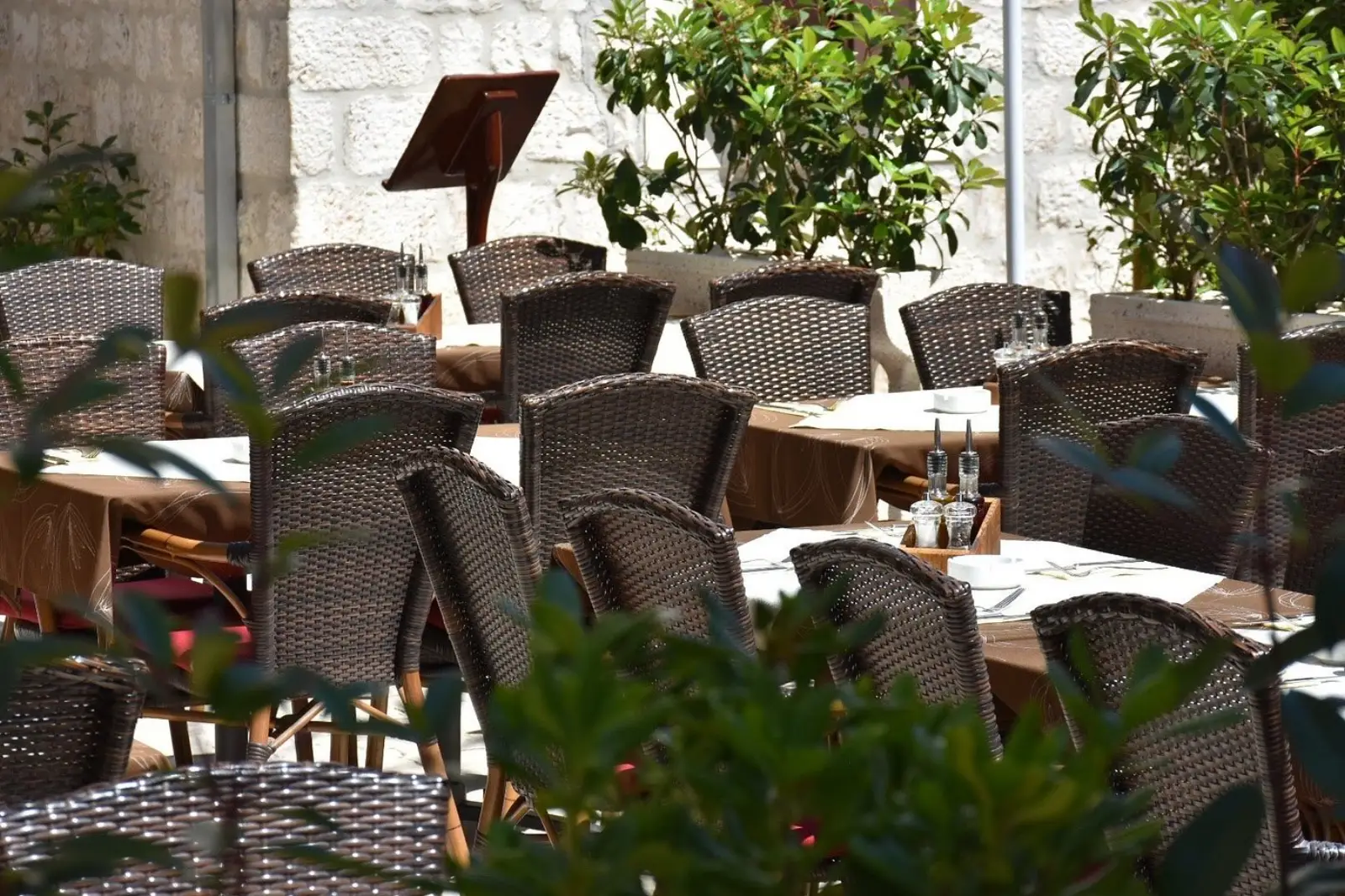 Exterior view of Konoba Toma restaurant, Trogir old town